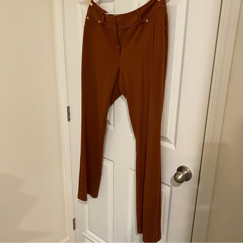 Women's Cinnamon Brown Pants - Size 14